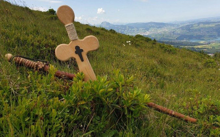 Paisaje de la Gruyère, en Suiza