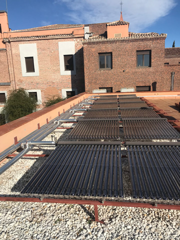 Sistema aerotérmico en la casa de espiritualidad del Santísimo Cristo de El Pardo