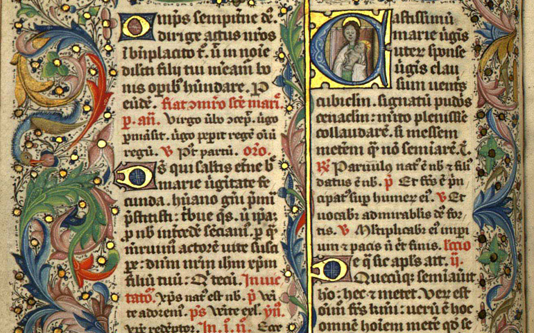 'Breviario de Miranda', folio 29v. Archivo de la catedral de Santiago de Compostela