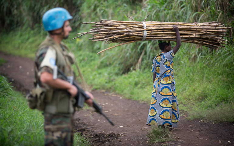 Durante su visita a Kivu del Norte, el cardenal Ambongo invitó a la misión de la ONU a hacer examen de conciencia