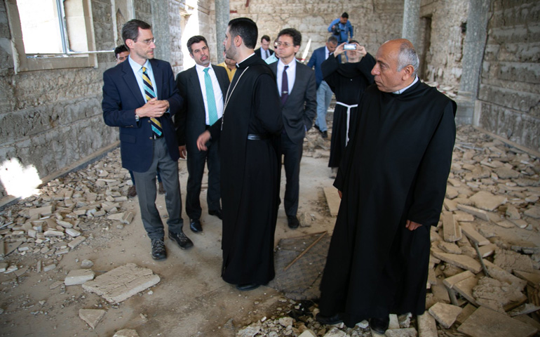 Representantes de Estados Unidos visitan en abril el monasterio de San Jorge de Mosul, de cara a su reconstrucción