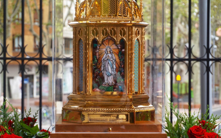 Reliquias de santa Bernardita