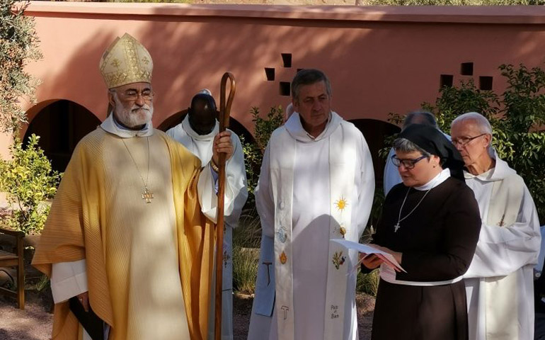 Visita de Cristóbal López, arzobispo de Rabat, al monasterio de Tazert