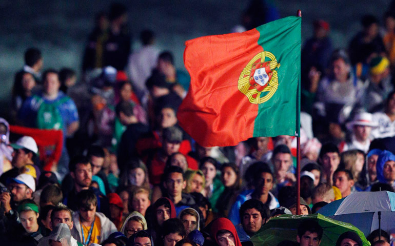 Jóvenes de Portugal durante la JMJ de Panamá