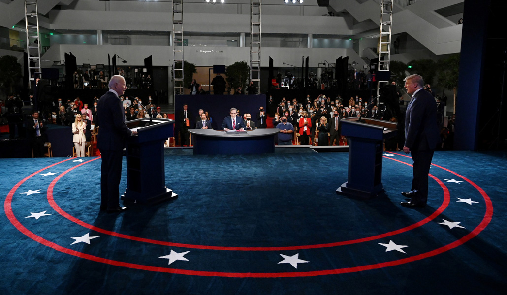 «¿Por qué no te callas?». En un debate muy bronco, el 29 de septiembre, el exvicepresidente Biden no logró mantener la calma ante las continuas interrupciones de su oponente