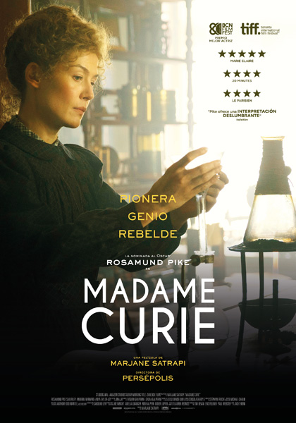 Cartel de 'Madame Curie'