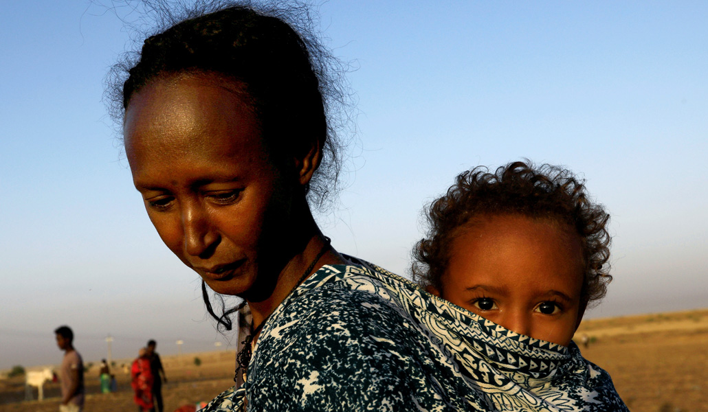 Refugiados del Tigray
