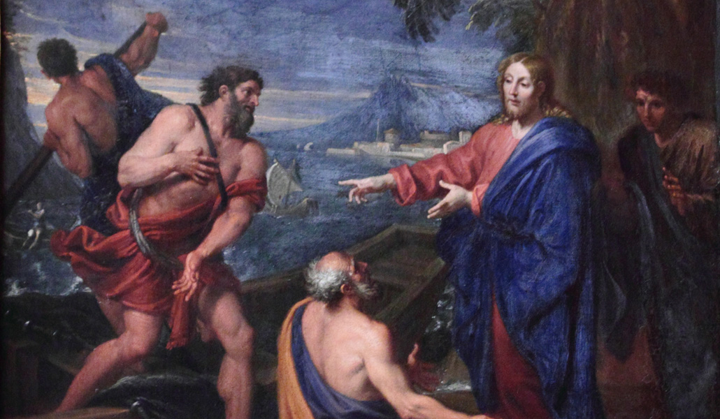 'Vocación de san Pedro y san Andrés', de Michael Corneille el Joven. Museo de Bellas Artes, Rennes (Francia). Caroline Léna Becker.