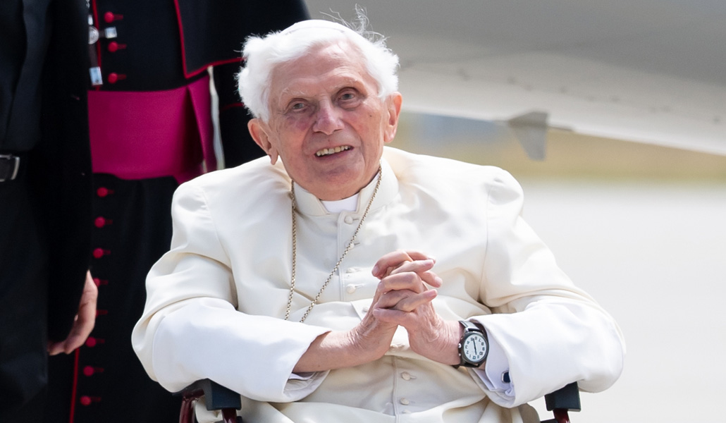 Benedicto XVI en una foto de archivo