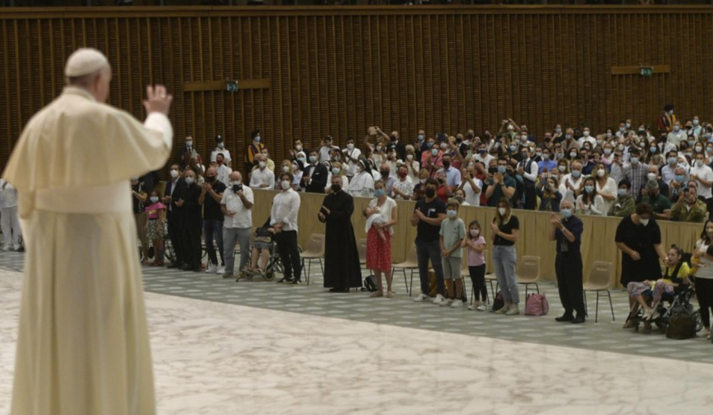 El Papa en la audiencia