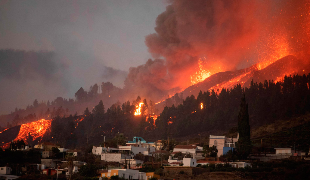 La erupción del volcán en La Palma ya ha destruido decenas de viviendas