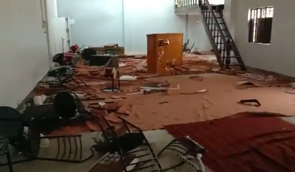Iglesia vandalizada en Roorkee (Uttarakhand, India)