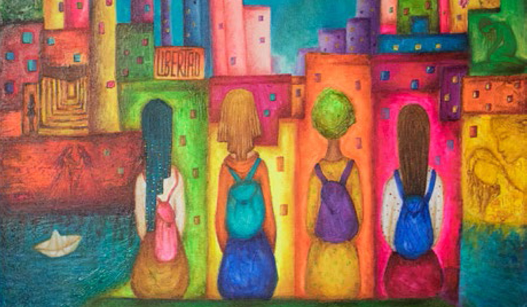 Lili Coronado es la autora del cuadro que ilustra las unidades didácticas