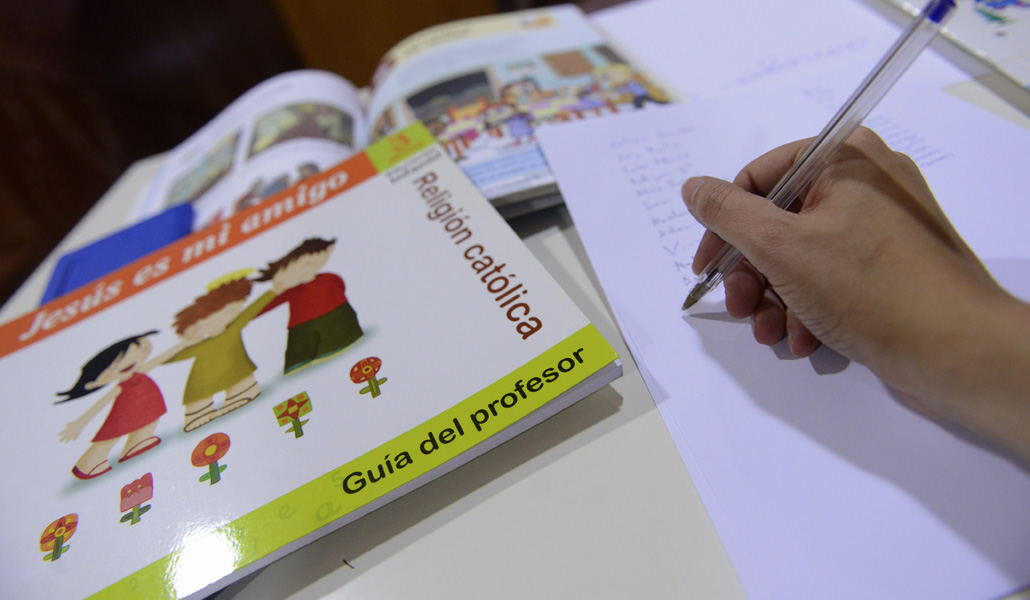 Materiales de la clase de Religión