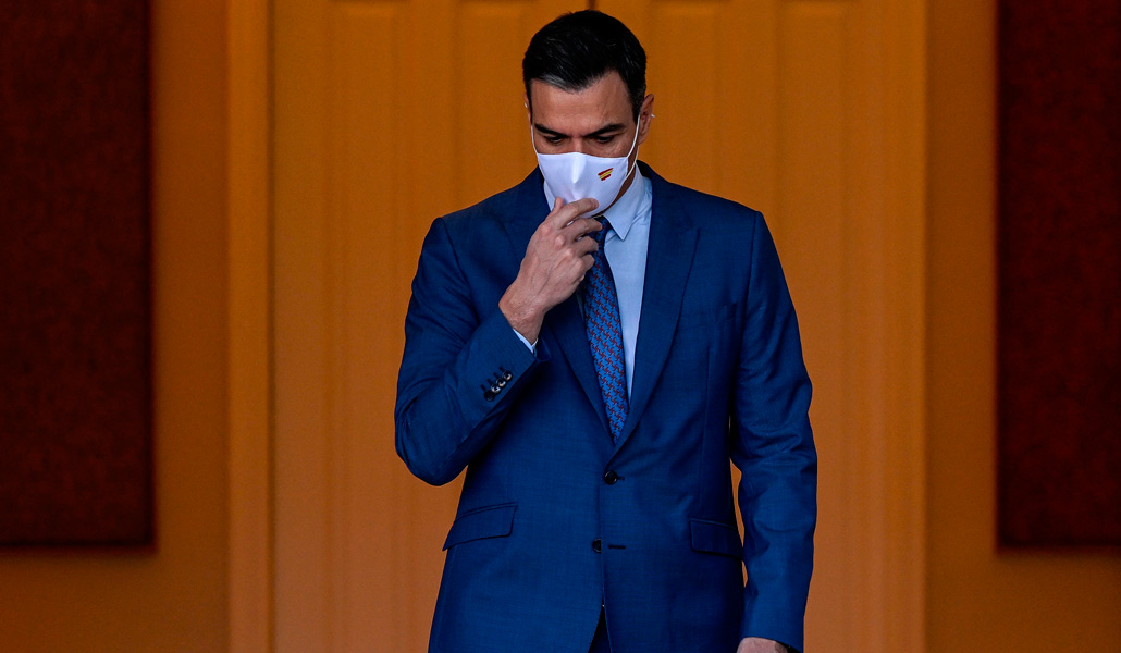 El presidente del Gobierno, Pedro Sánchez, el pasado 20 de enero en La Moncloa