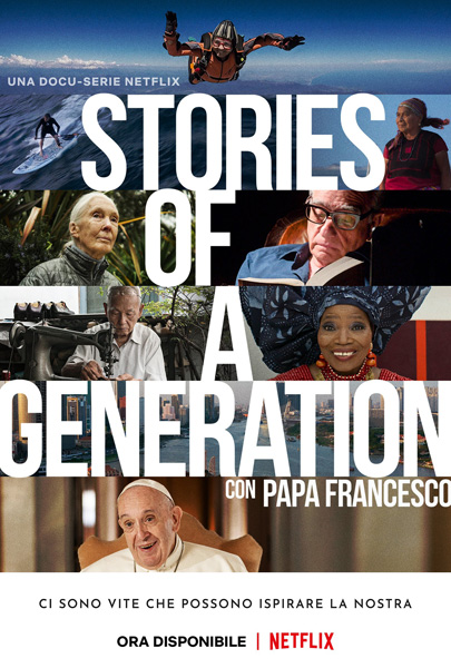 Cartel de 'Historias de una generación con el Papa Francisco'