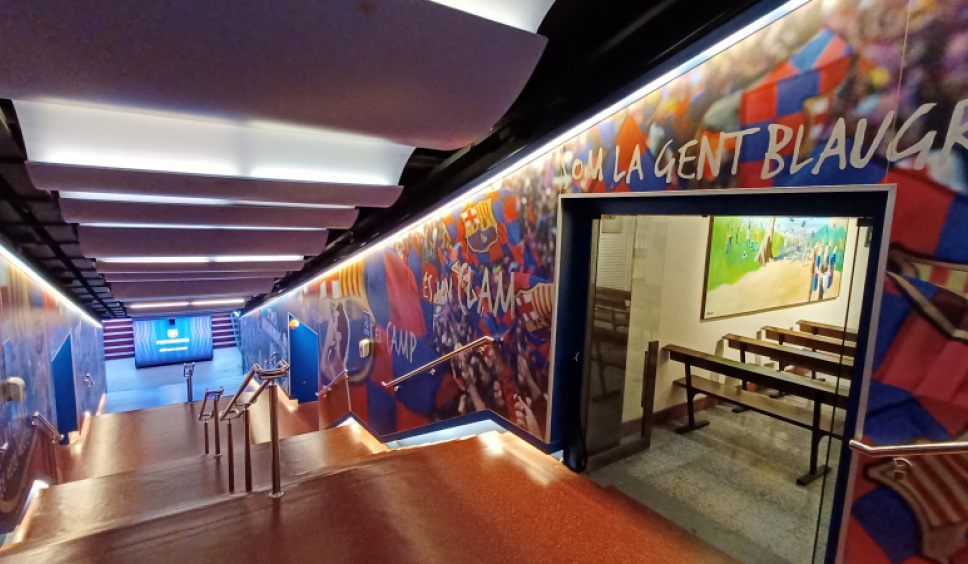 Interior del Camp Nou