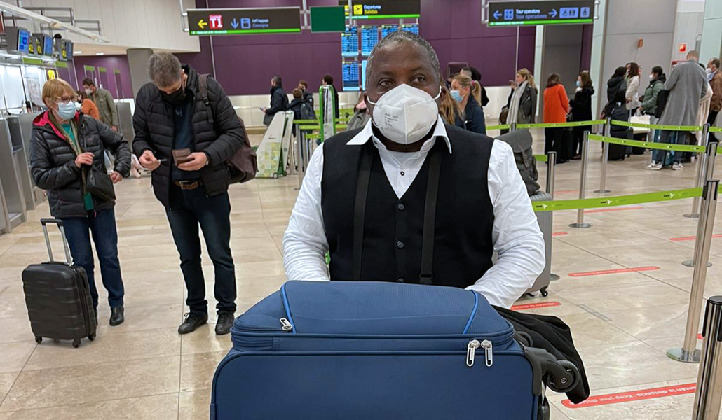 Marcel cogió un vuelo el 3 de marzo y no llegó a Camerún hasta el día 5.
