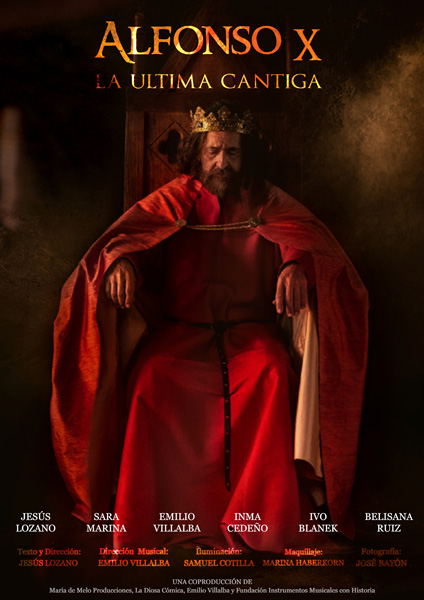 Cartel de la obra de teatro 'Alfonso X. La última cántiga'