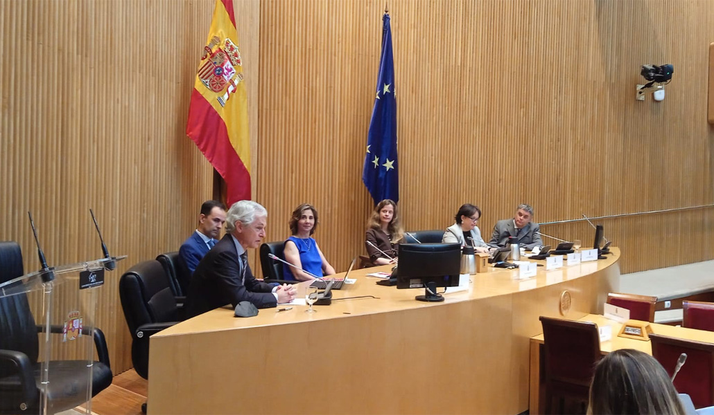 Adolfo Suárez Illana durante su intervención