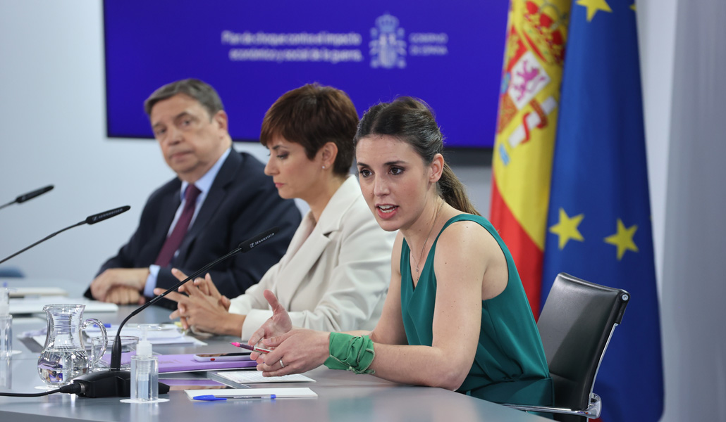Irene Montero presenta la reforma de la ley del aborto tras el Consejo de Ministros