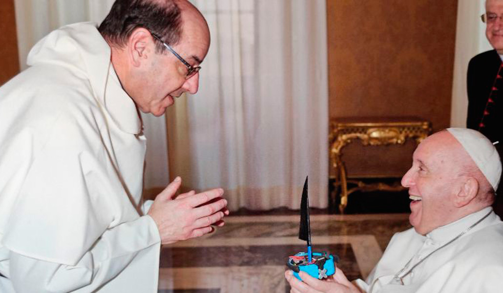 Florencio Roselló con el Papa Francisco el pasado 6 de mayo