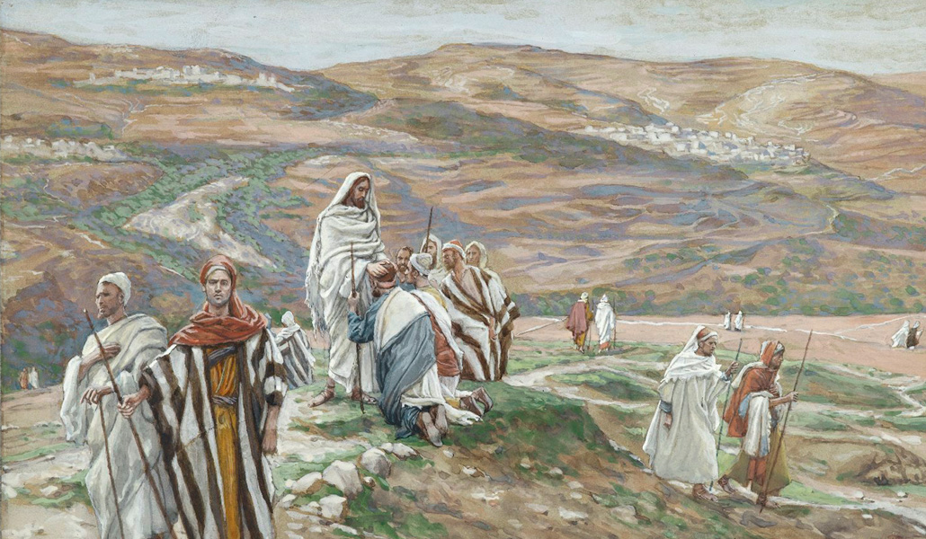 'Los envió de dos en dos' de James Tissot. Museo de Brooklyn de Nueva York