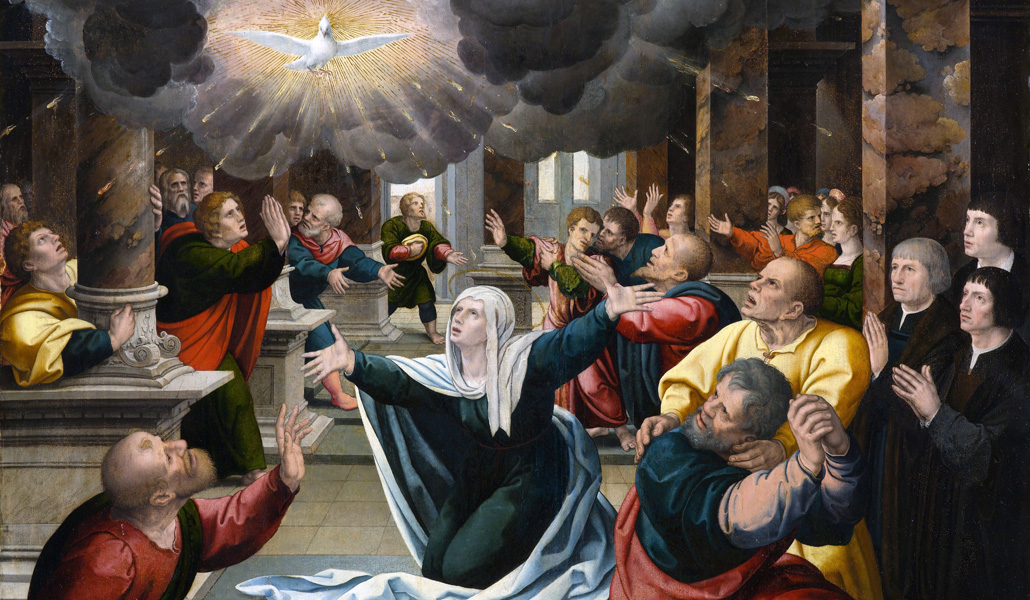 'Pentecostés'. Discípulos de Bernard van Orley. North Carolina Museum of Art, en Raleigh