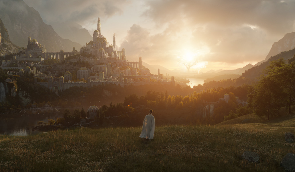 El elfo Finrod en las tierras imperecederas de Valinor