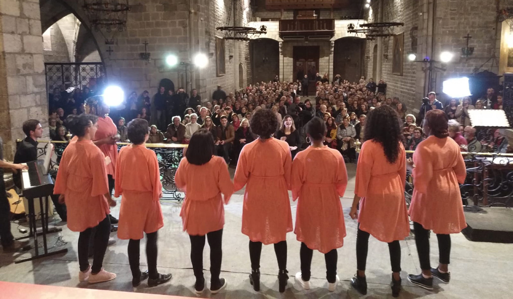Concierto en la iglesia de Santa Anna, en Barcelona