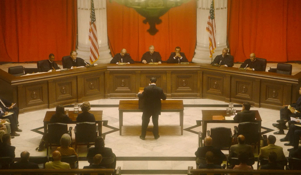 Una de las sesiones del juicio del caso Roe contra Wade.