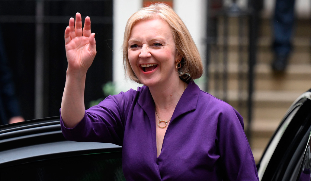 La nueva líder del Partido Conservador y primera ministra, Liz Truss