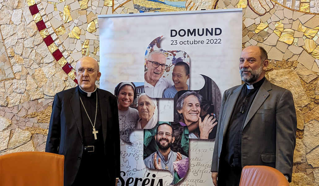 Carlos Osoro en la presentación del DOMUND