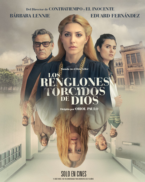 Cartel de 'Los renglones torcidos de Dios'
