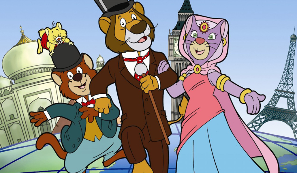 Tico, Rigodón, Willy Fog y Romy, protagonistas de la serie
