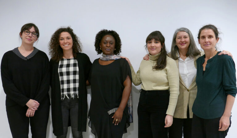 Adzuba con parte del equipo de Entreculturas