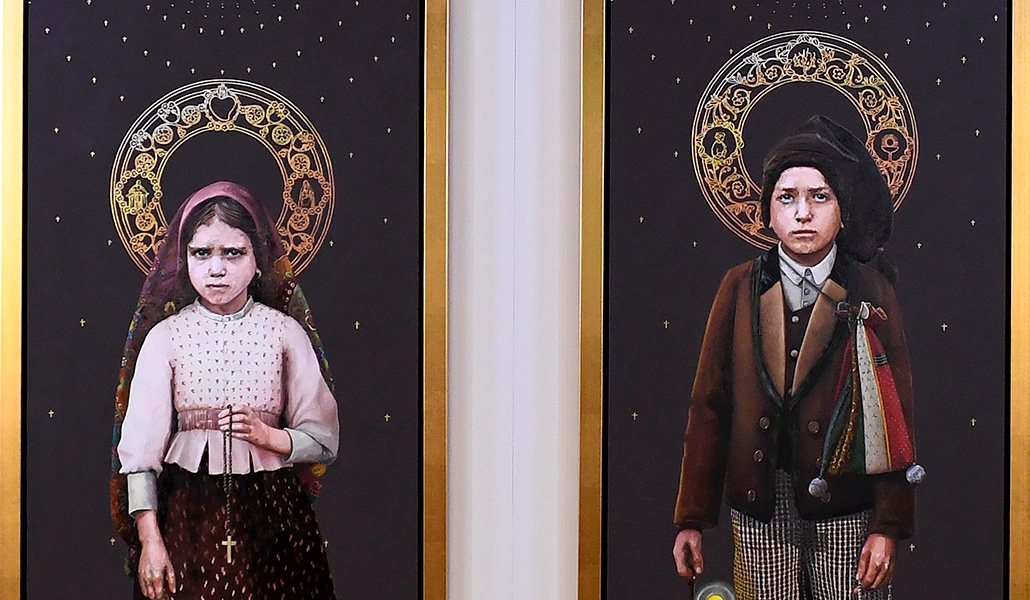 'Santos Jacinta y Francisco Marto' de Sílvia Patrício. Tapices de su canonización