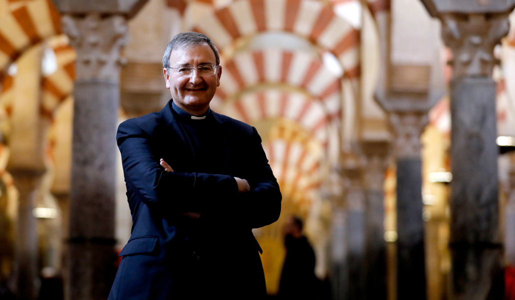 Joaquín Alberto Nieva en la catedral de Córdoba