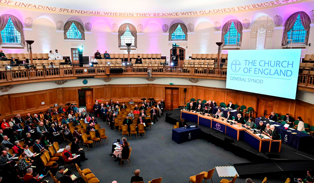 Líderes anglicanos reunidos en su último Sínodo