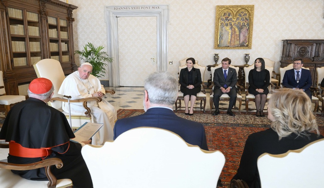 Francisco con la delegación madrileña