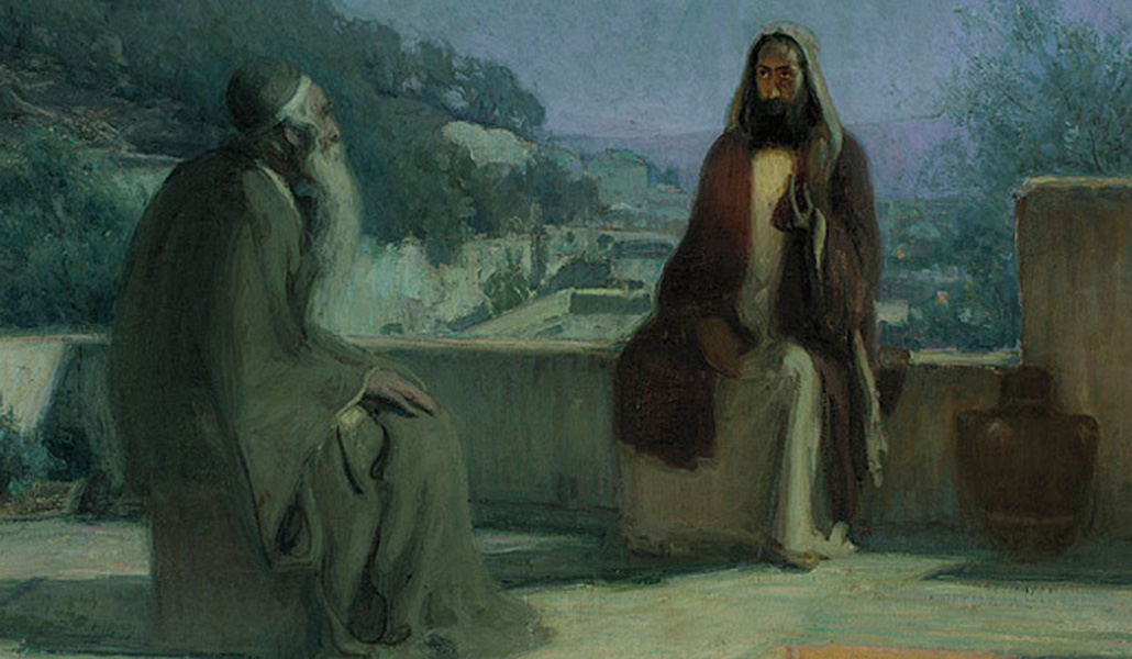 'Jesús y Nicodemo'. Henry Ossawa Tannerñ. Academia de Bellas Artes de Pensilvania