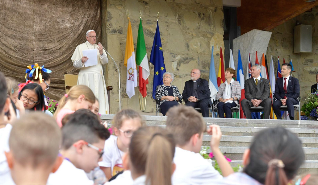 Encuentro del Papa Francisco con los Focolares, en mayo de 2018