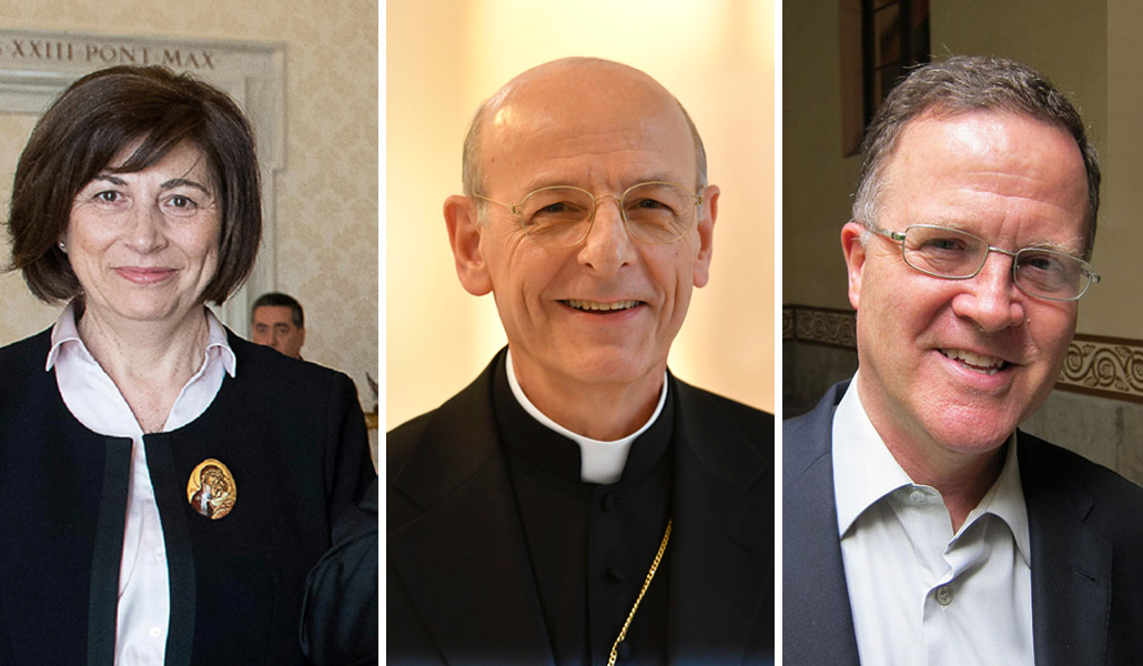 María Ascensión Romero, Fernando Ocáriz y Xavier Morlans