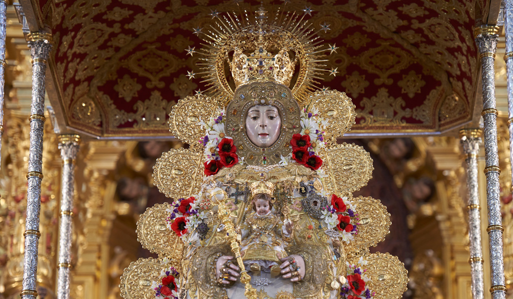 Imagen de la Virgen del Rocío