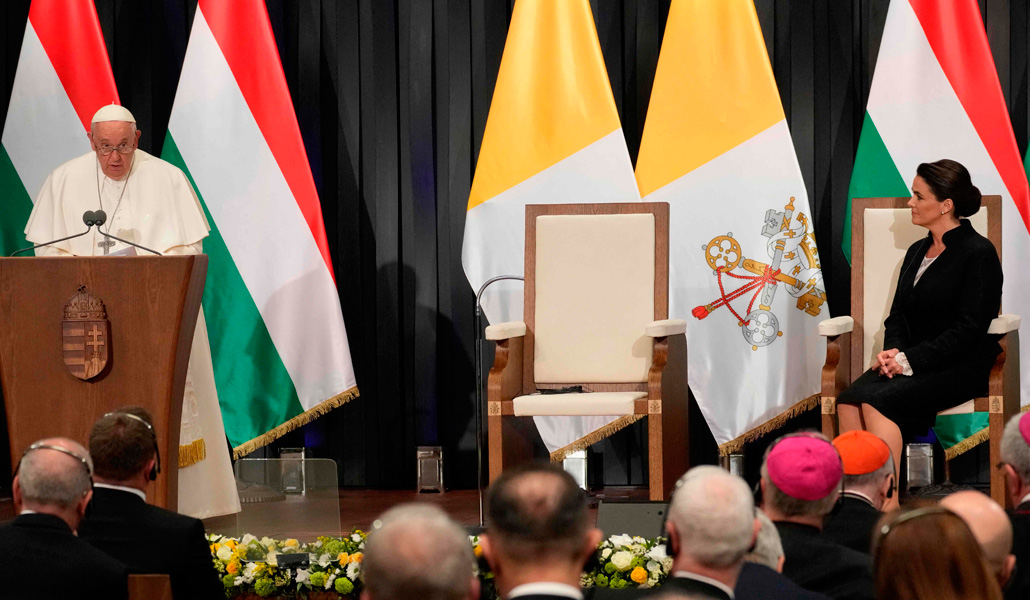 Intervención del Papa en presencia de la presidenta húngara, Katalin Novák