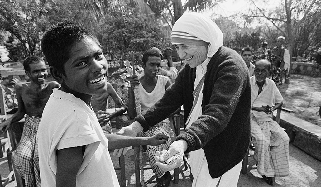 La madre Teresa siempre estuvo cerca de los más necesitados, especialmente en India