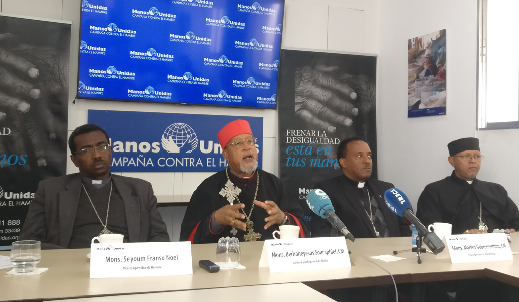 Un momento de la rueda de prensa