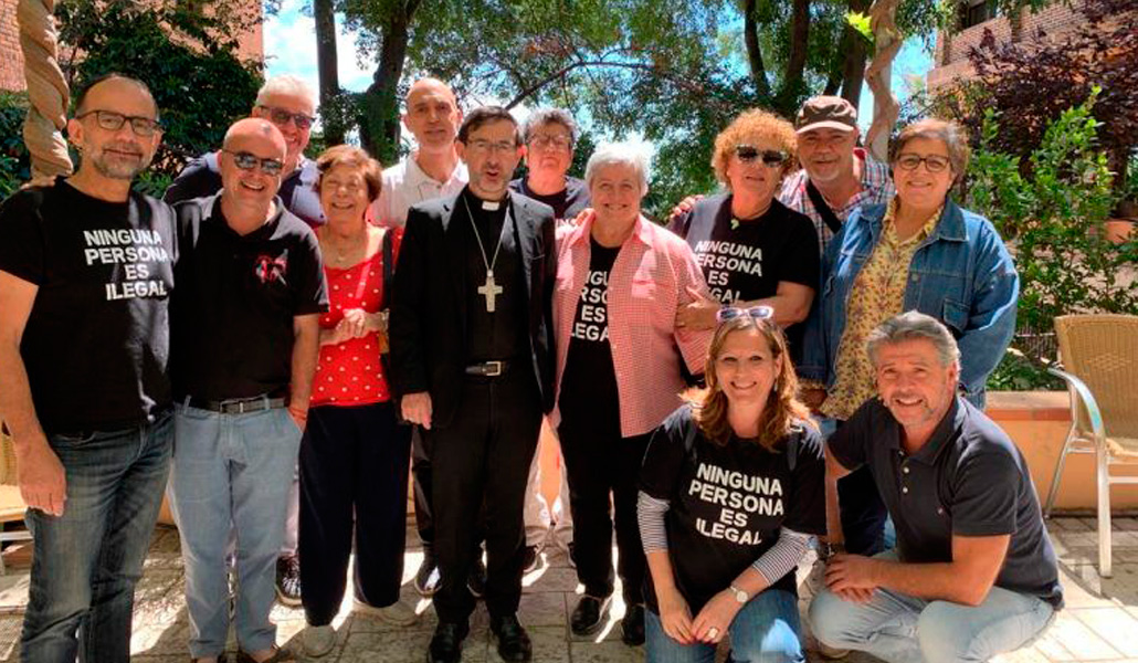 Foto de familia de la jornada de delegados y agentes de pastoral con personas migradas