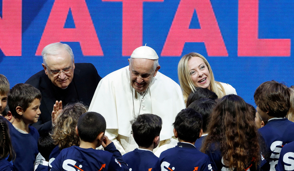 El Papa Francisco en la apertura del evento Estados Generales de la Natalidad