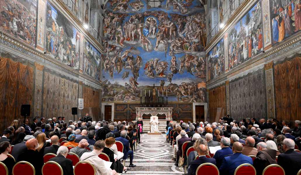 Encuentro con 200 artistas de todo el mundo en la Capilla Sixtina